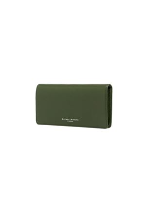 Portafoglio in pelle martellata verde GIANNI CHIARINI | PF5041GRN14051